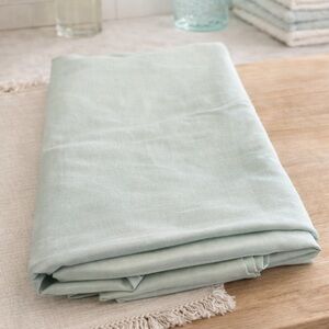 Pale Mint Green Tablecloth 103x59 Farmhouse Dining Decor